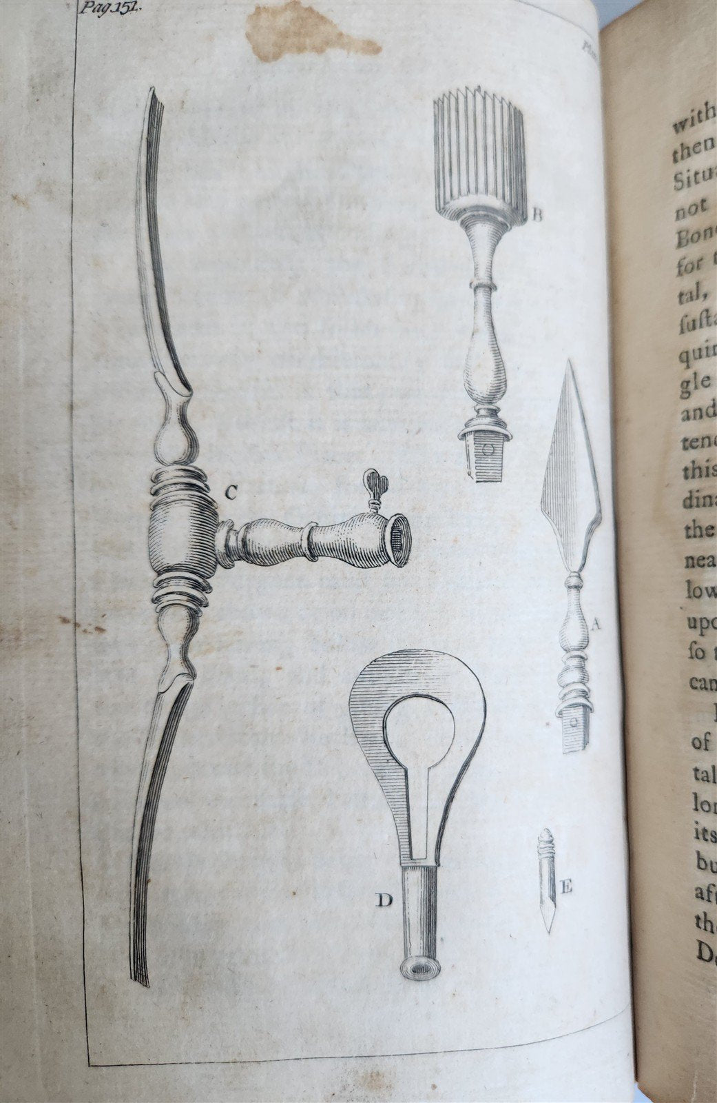 1769 TREATISE on OPERATIONS of SURGERY in ENGLISH antique ILLUSTRATED