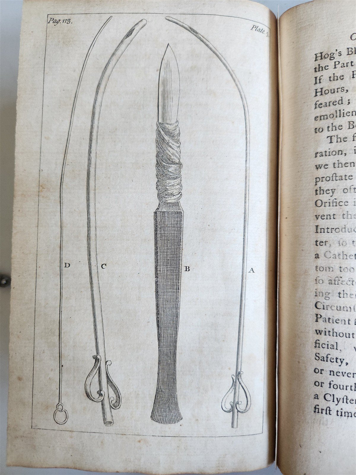 1769 TREATISE on OPERATIONS of SURGERY in ENGLISH antique ILLUSTRATED