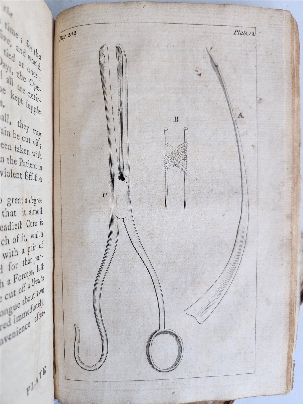 1769 TREATISE on OPERATIONS of SURGERY in ENGLISH antique ILLUSTRATED