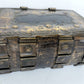 1803 DEVOTIONAL BOOK in CZECH LANGUAGE antique DECORATIVE BRASS BINDING w/CLASPS