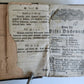 1803 DEVOTIONAL BOOK in CZECH LANGUAGE antique DECORATIVE BRASS BINDING w/CLASPS