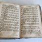 1803 DEVOTIONAL BOOK in CZECH LANGUAGE antique DECORATIVE BRASS BINDING w/CLASPS