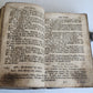 1803 DEVOTIONAL BOOK in CZECH LANGUAGE antique DECORATIVE BRASS BINDING w/CLASPS