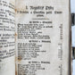 1803 DEVOTIONAL BOOK in CZECH LANGUAGE antique DECORATIVE BRASS BINDING w/CLASPS