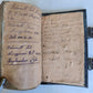 1803 DEVOTIONAL BOOK in CZECH LANGUAGE antique DECORATIVE BRASS BINDING w/CLASPS