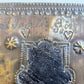 1803 DEVOTIONAL BOOK in CZECH LANGUAGE antique DECORATIVE BRASS BINDING w/CLASPS