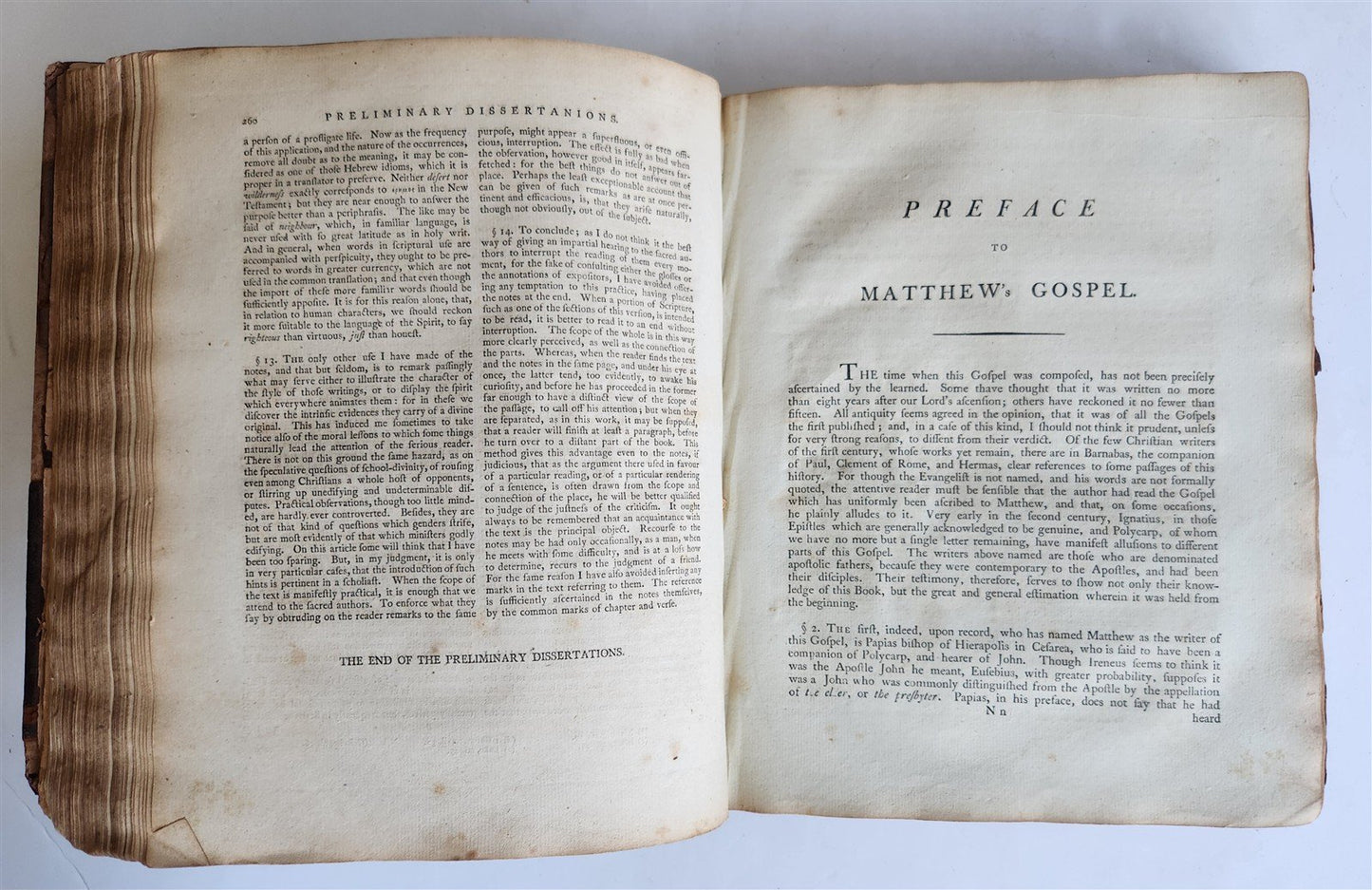 1799 BIBLE in ENGLISH AMERICANA antique Four Gospels PHILADELPHIA