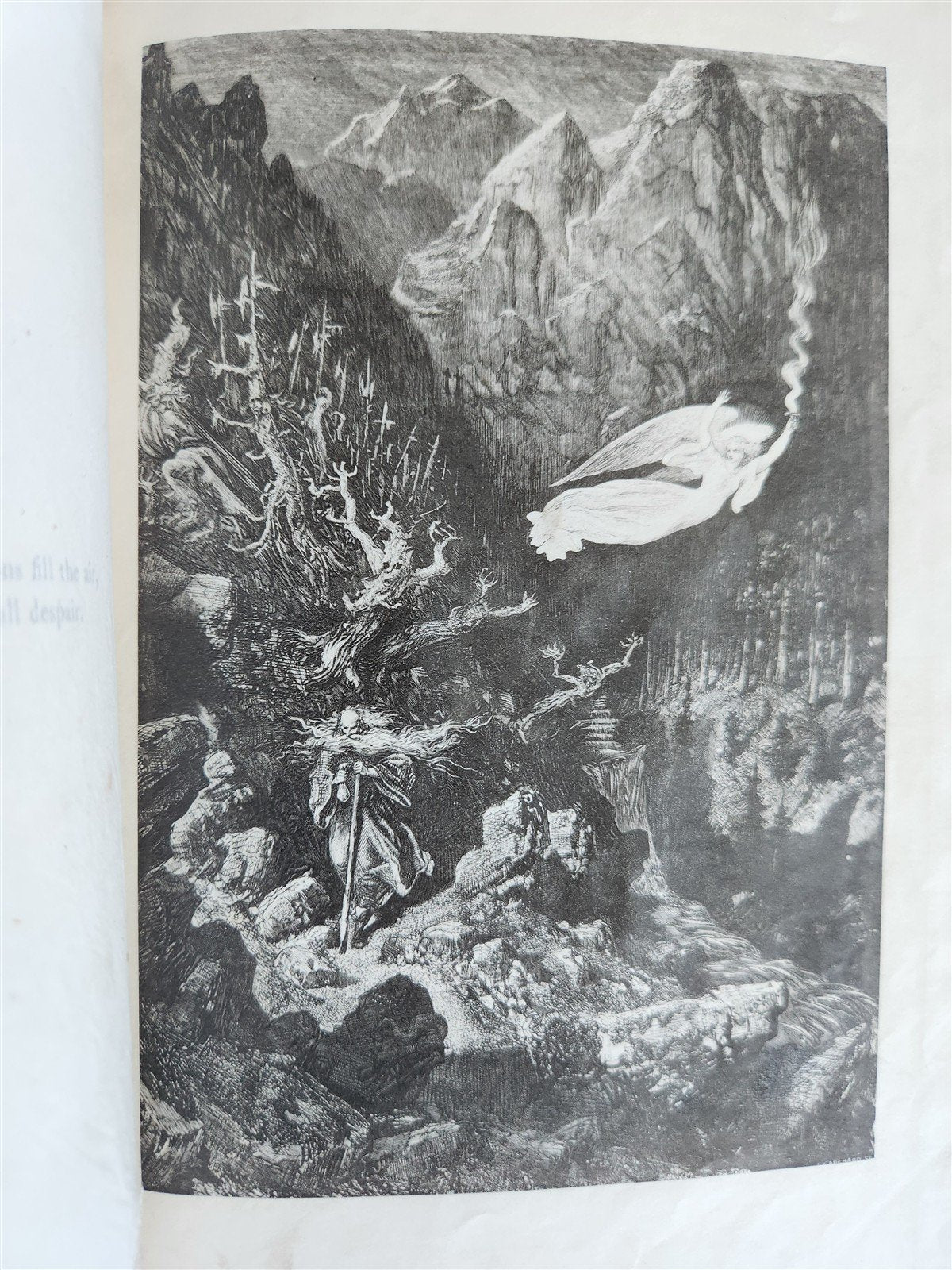 1873 Legend of Wandering Jew ILLUSTRATED by GUSTAVE DORE ANTIQUE
