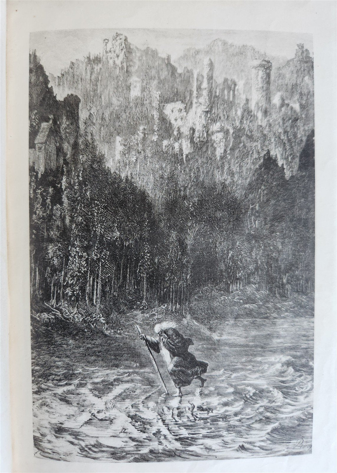 1873 Legend of Wandering Jew ILLUSTRATED by GUSTAVE DORE ANTIQUE