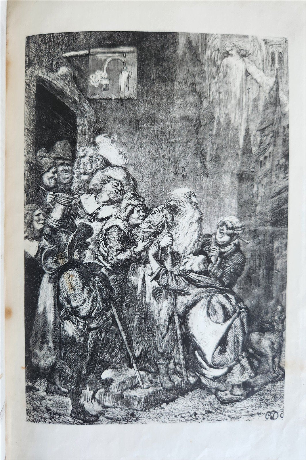 1873 Legend of Wandering Jew ILLUSTRATED by GUSTAVE DORE ANTIQUE