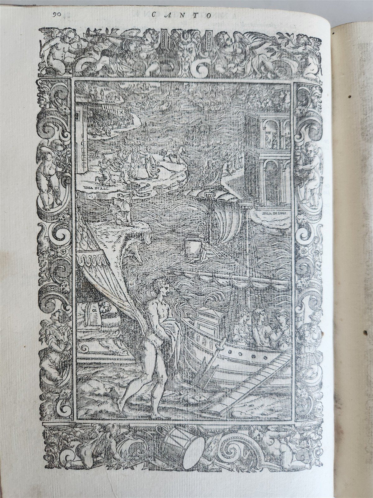 1580 ORLANDO FURIOSO by LUDOVICO ARIOSTO amazingly illustrated ANTIQUE 16th CENT