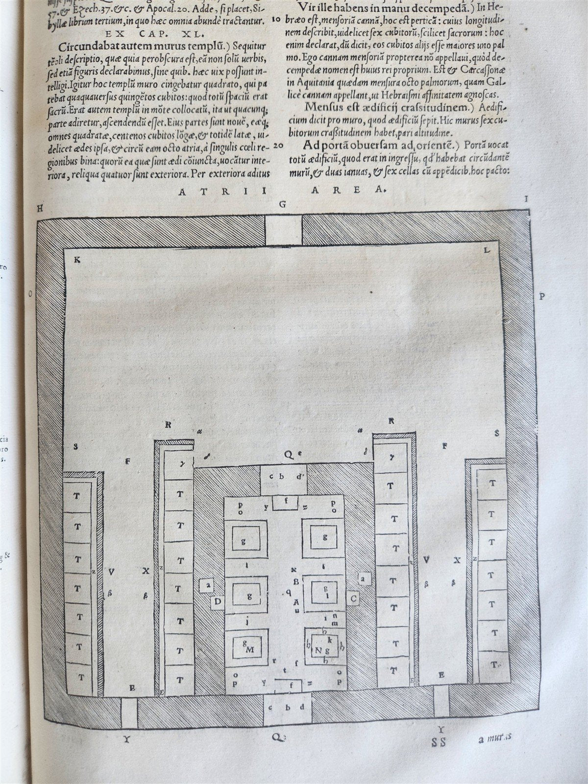 1554 BIBLE in LATIN ILLUSTRATED vellum bound folio ANTIQUE 16th CENTURY