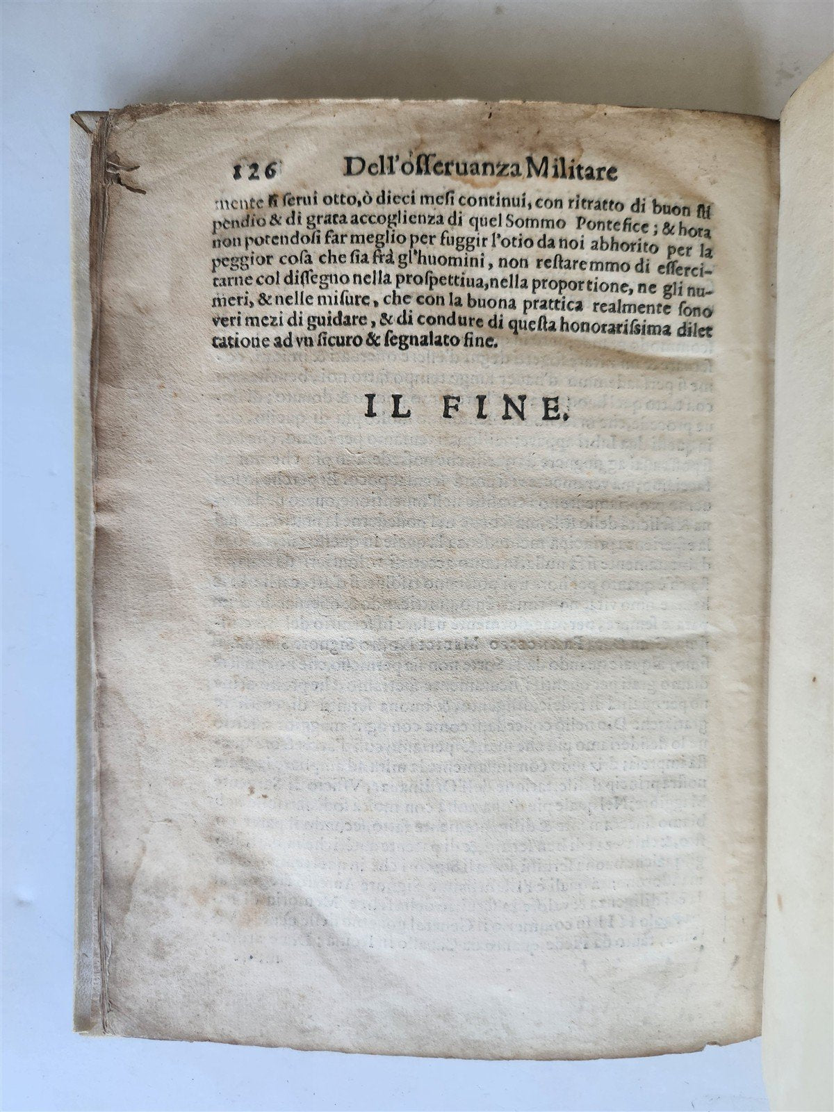 1576 ILLUSTRATED MILITARY TREATISE by Ferretti ANTIQUE Della osservanza militare