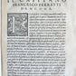 1576 ILLUSTRATED MILITARY TREATISE by Ferretti ANTIQUE Della osservanza militare
