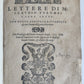 1554 DE LE LETTERE di M. CLAUDIO TOLOMEI ILLUSTRATED w/ MAP antique 16th CENTURY