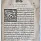 1554 DE LE LETTERE di M. CLAUDIO TOLOMEI ILLUSTRATED w/ MAP antique 16th CENTURY
