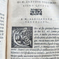 1554 DE LE LETTERE di M. CLAUDIO TOLOMEI ILLUSTRATED w/ MAP antique 16th CENTURY