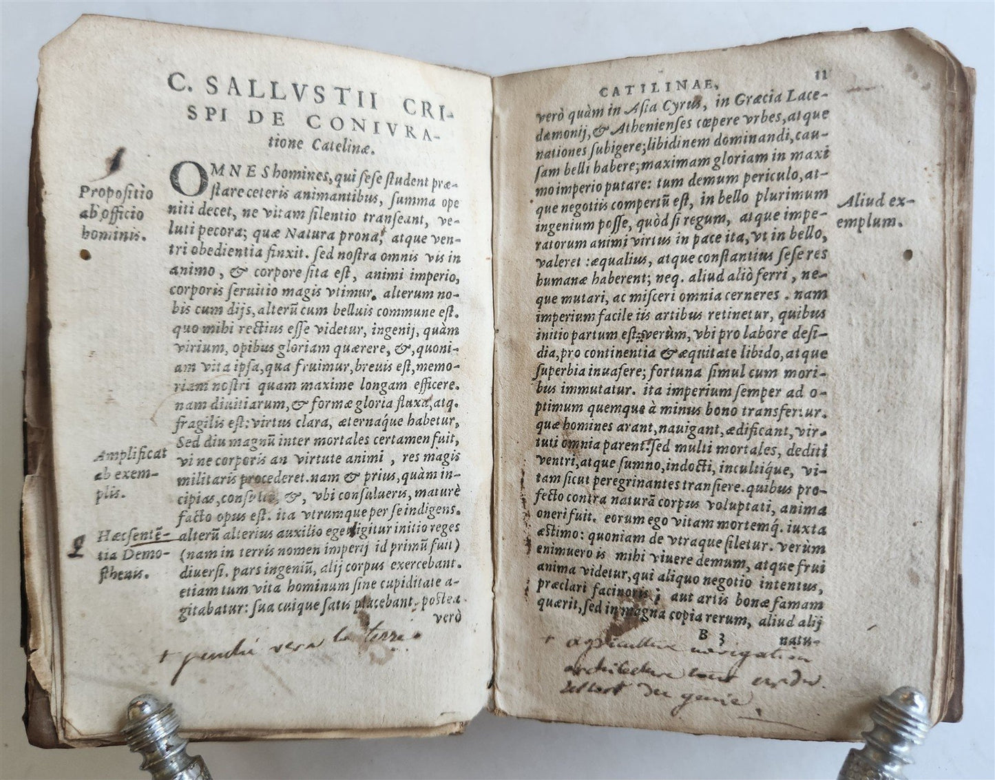 1569 SALLUST Sallustii Crispi Coniuratio Catilinae et bellum Iugurthinum ANTIQUE