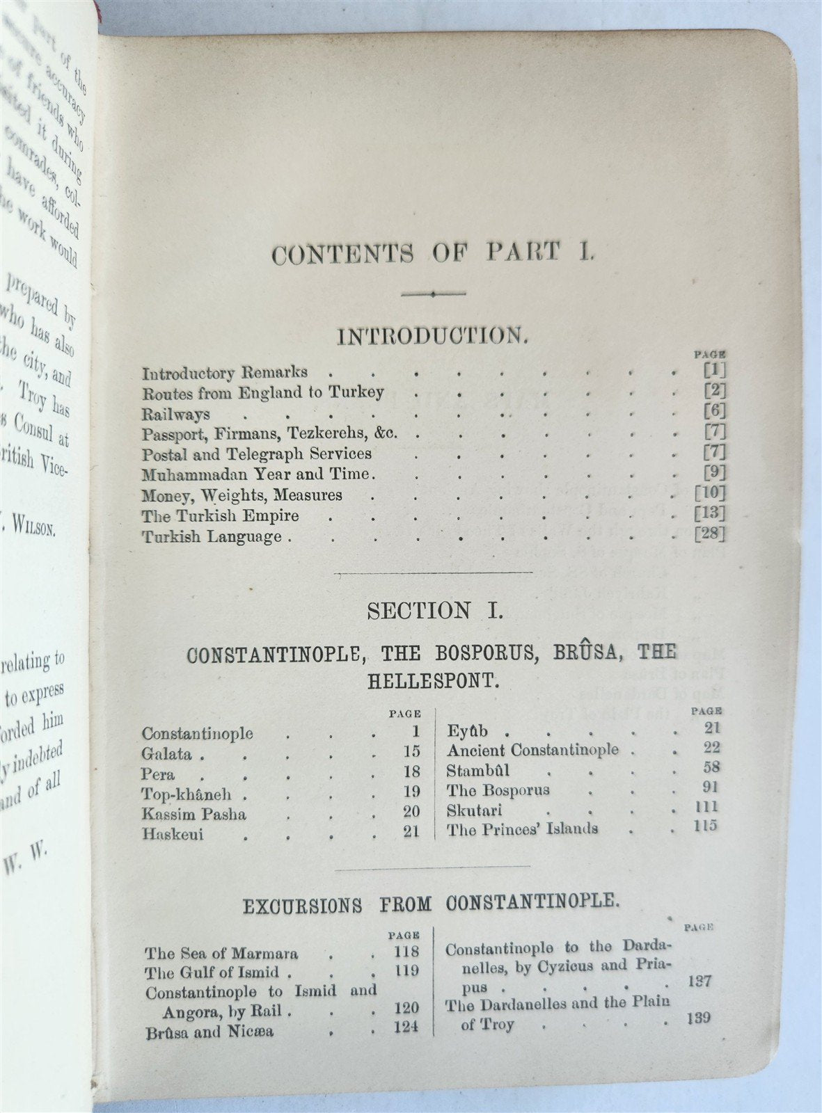 1907 HANDBOOK for TRAVELLERS in CONSTANTINOPLE antique ILLUSTRATED w/ MAPS