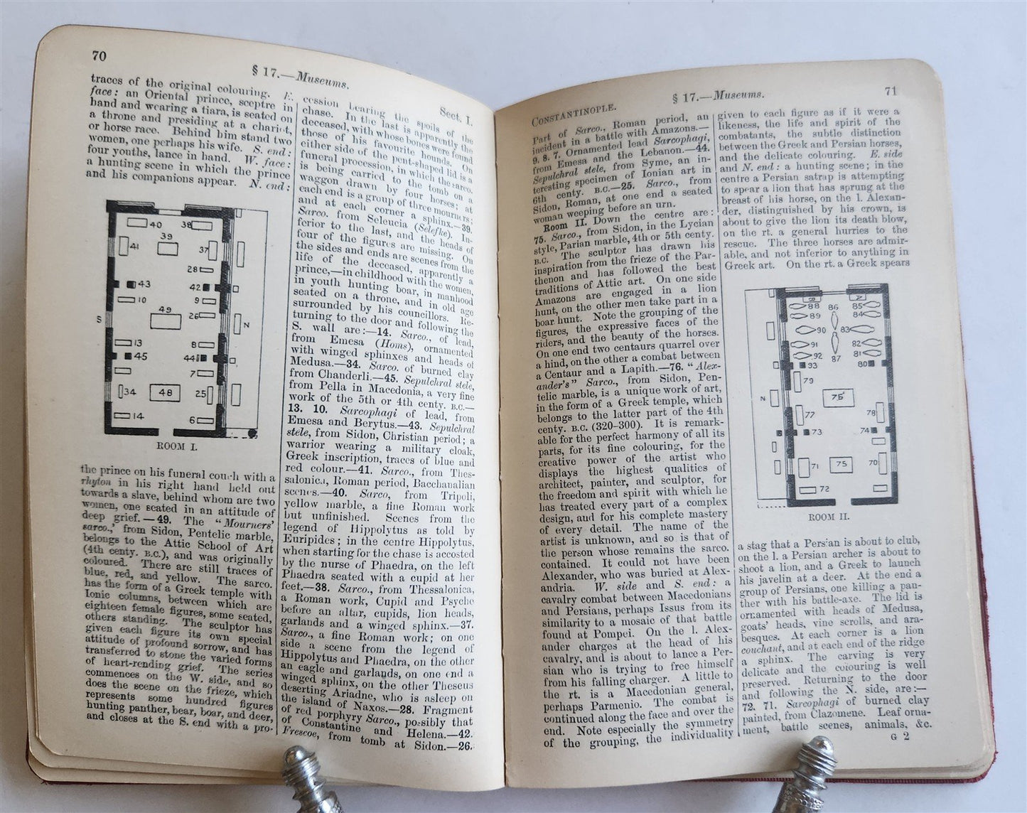 1907 HANDBOOK for TRAVELLERS in CONSTANTINOPLE antique ILLUSTRATED w/ MAPS