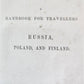 1865 HANDBOOK for TRAVELLERS in RUSSIA POLAND FINLAND antique ILLUSTRATED w/ MAP