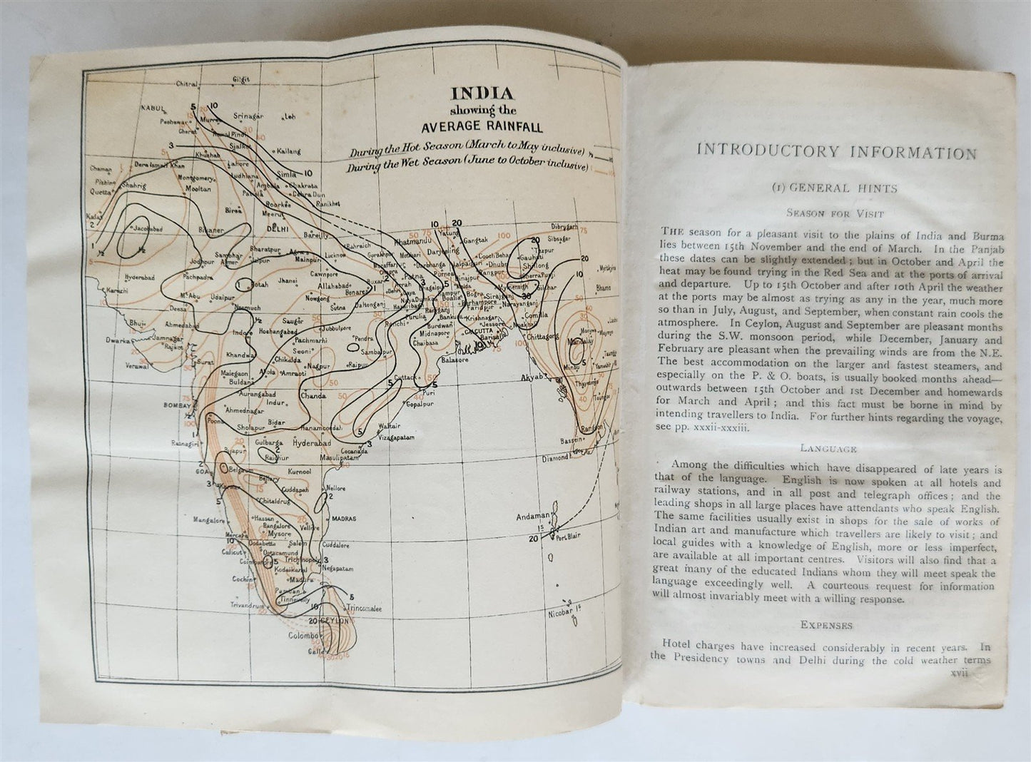 1926 HANDBOOK for TRAVELLERS in INDIA BURMA CEYLON antique ILLUSTRATED w/ MAPS