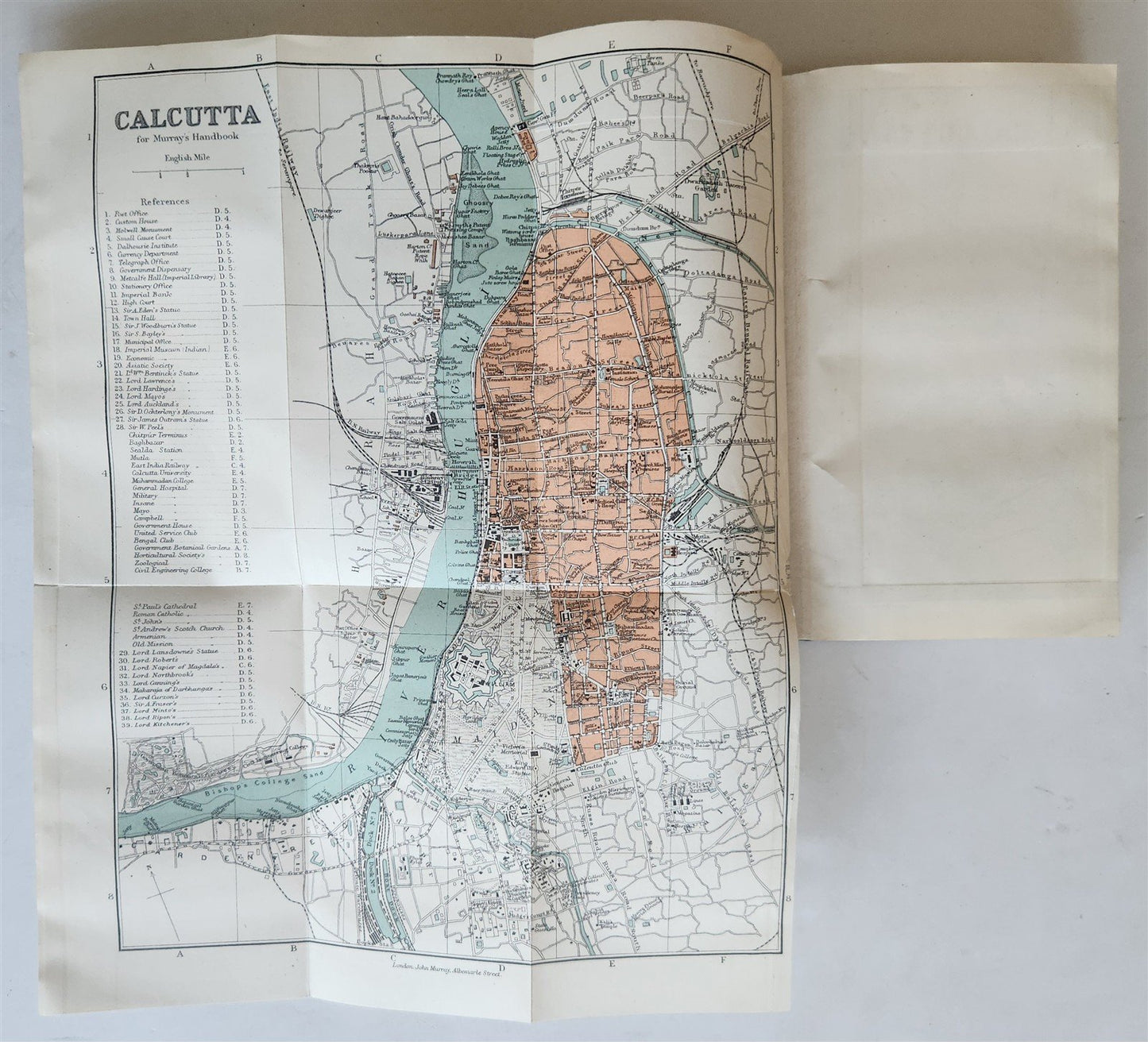 1926 HANDBOOK for TRAVELLERS in INDIA BURMA CEYLON antique ILLUSTRATED w/ MAPS