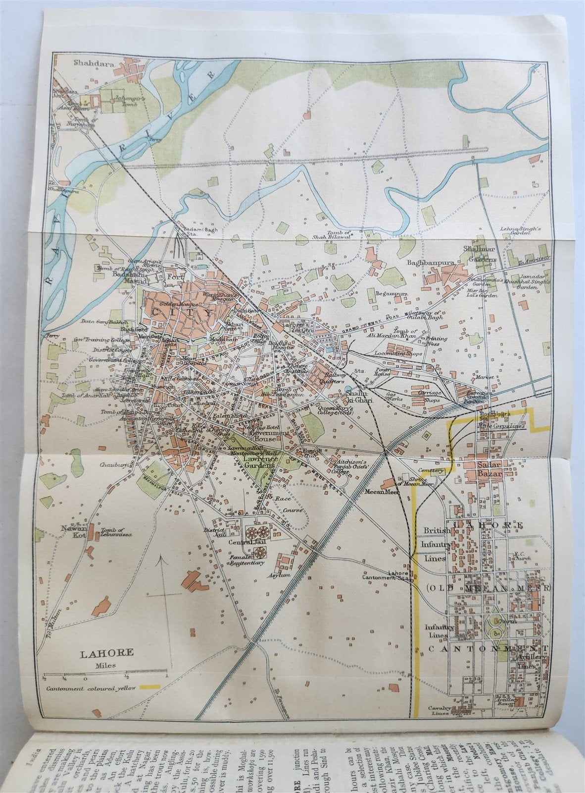 1926 HANDBOOK for TRAVELLERS in INDIA BURMA CEYLON antique ILLUSTRATED w/ MAPS