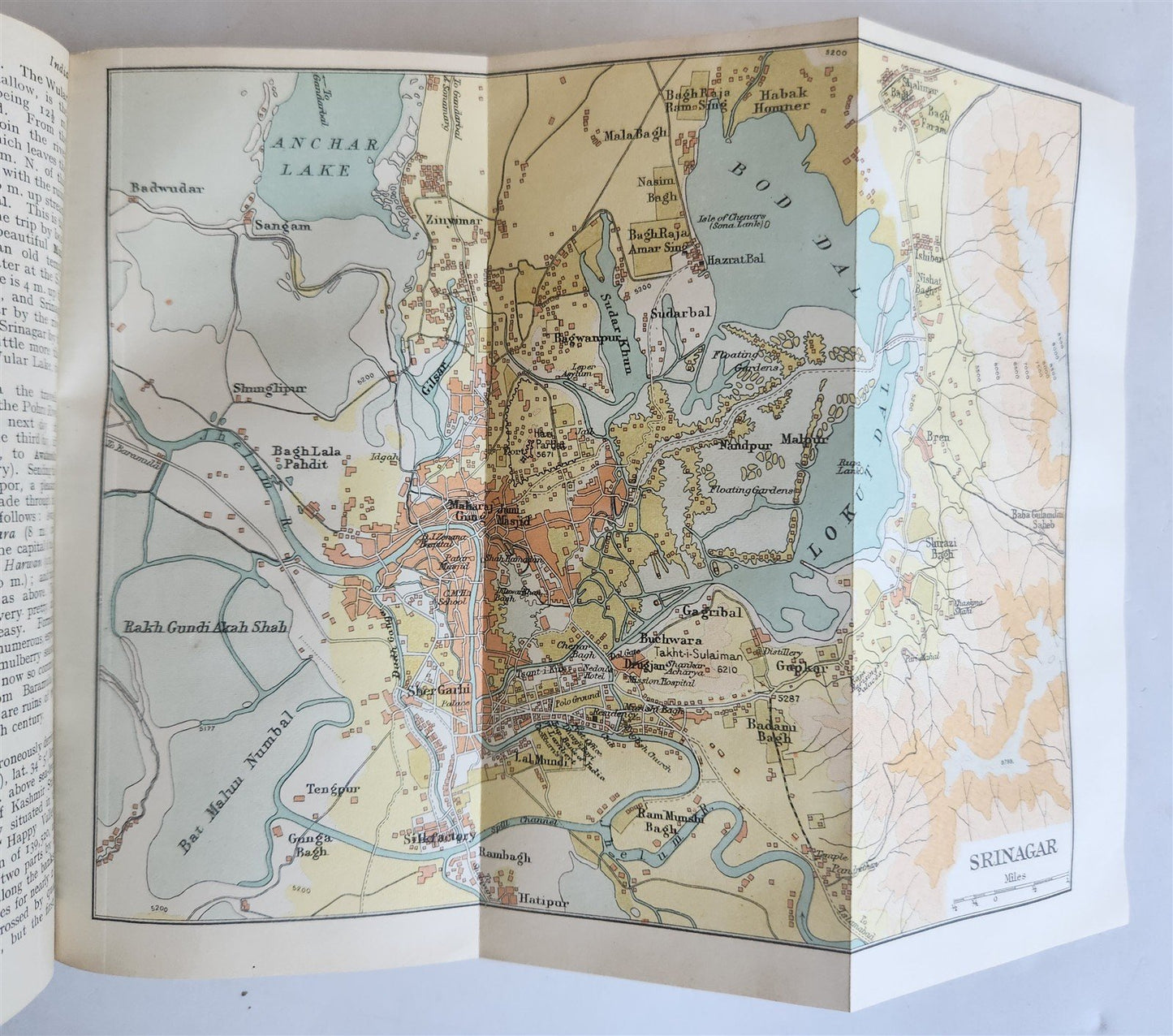 1926 HANDBOOK for TRAVELLERS in INDIA BURMA CEYLON antique ILLUSTRATED w/ MAPS