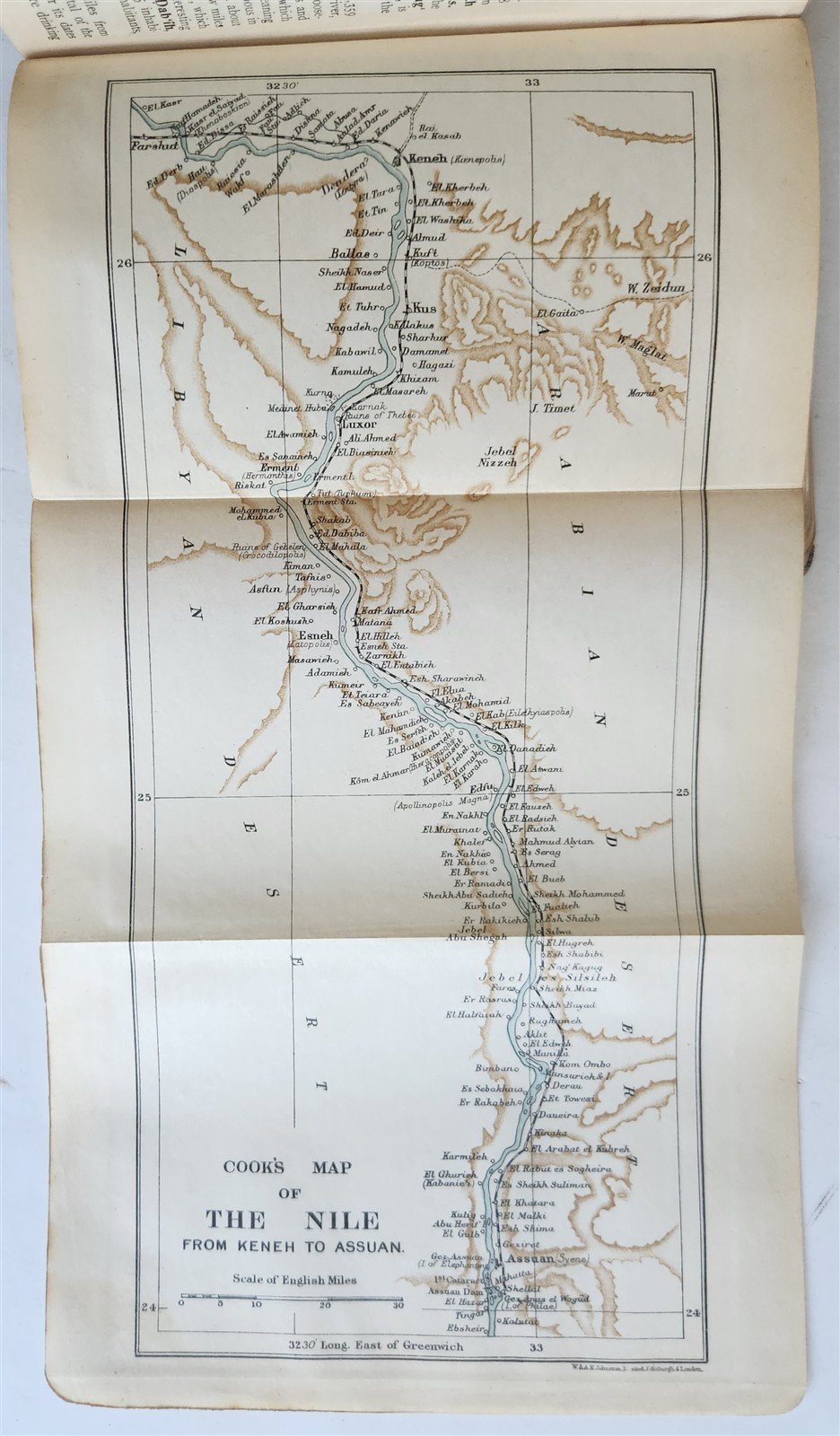 1911 Cook's Handbook for EGYPT & SUDAN antique ILLUSTRATED w/ MAPS
