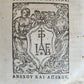 1538 ARISTOPHANES COMEDIES antique 1st EDITION 16th CENTURY rare