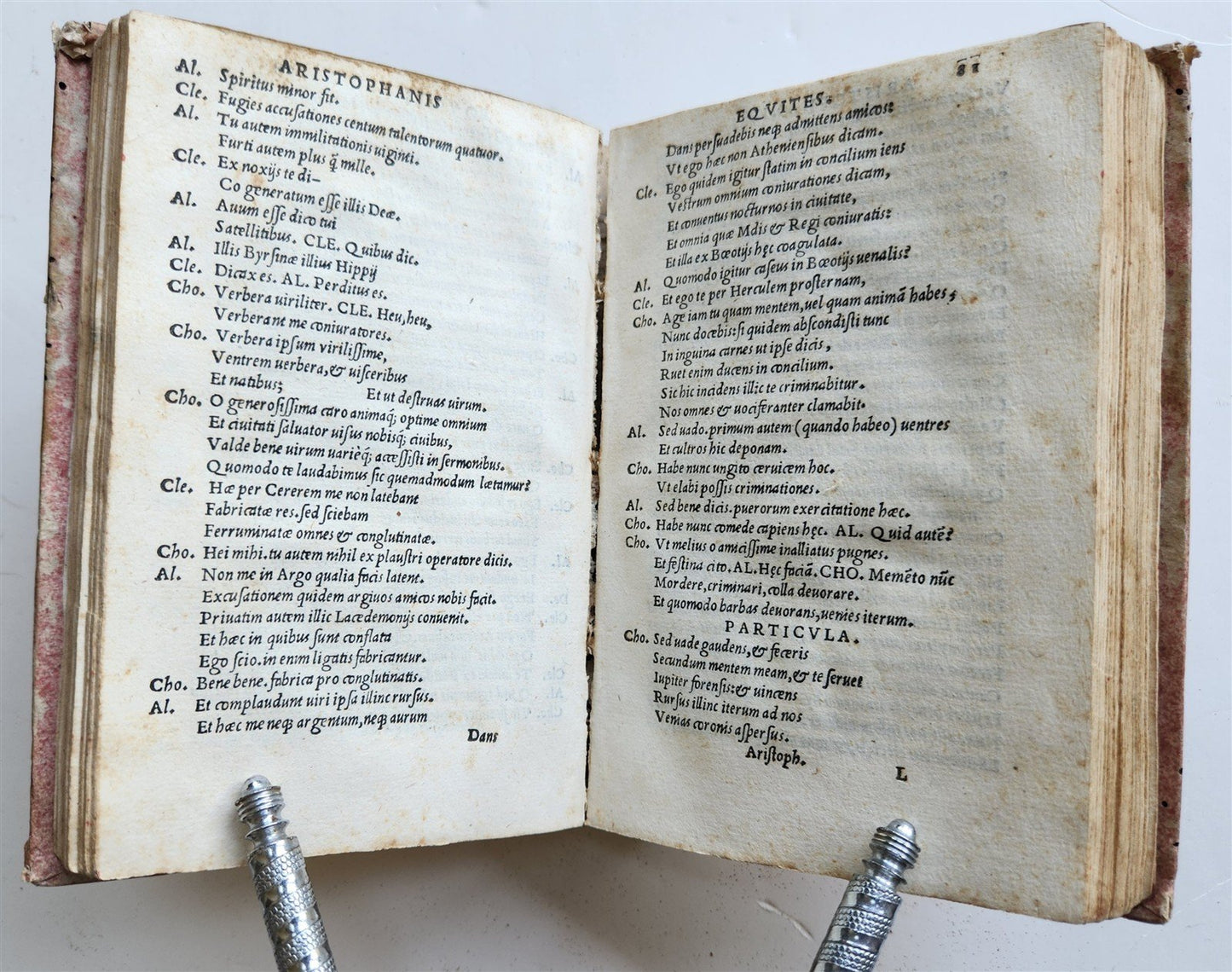 1538 ARISTOPHANES COMEDIES antique 1st EDITION 16th CENTURY rare