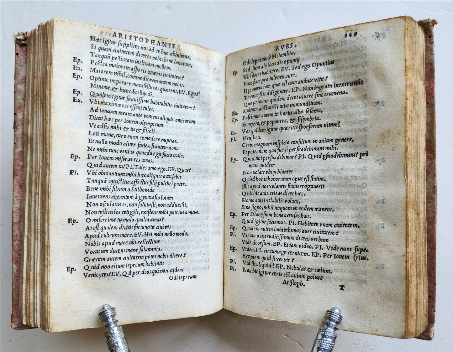 1538 ARISTOPHANES COMEDIES antique 1st EDITION 16th CENTURY rare