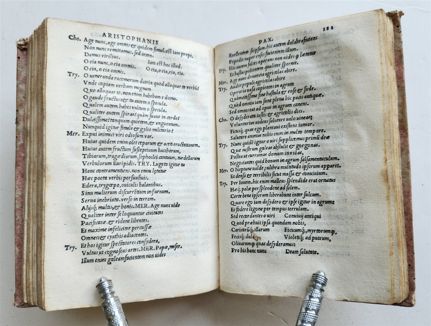 1538 ARISTOPHANES COMEDIES antique 1st EDITION 16th CENTURY rare
