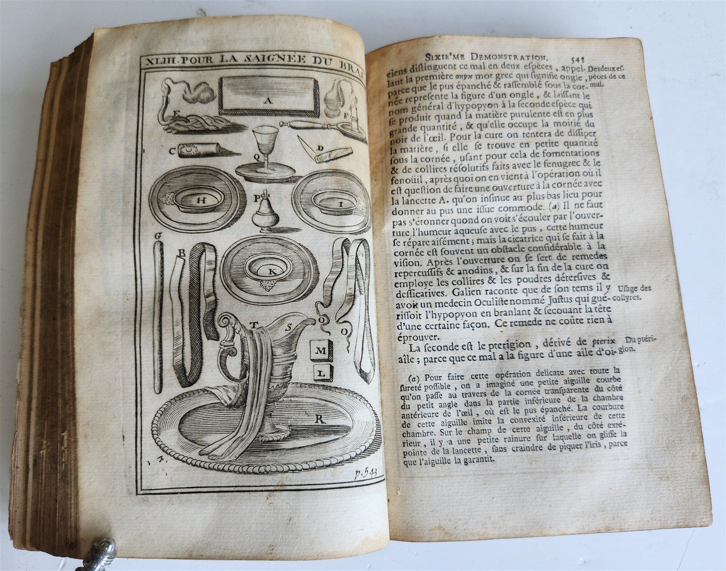 1765 COURSES of SURGICAL OPERATIONS antique ILLUSTRATED MEDICAL TREATISE