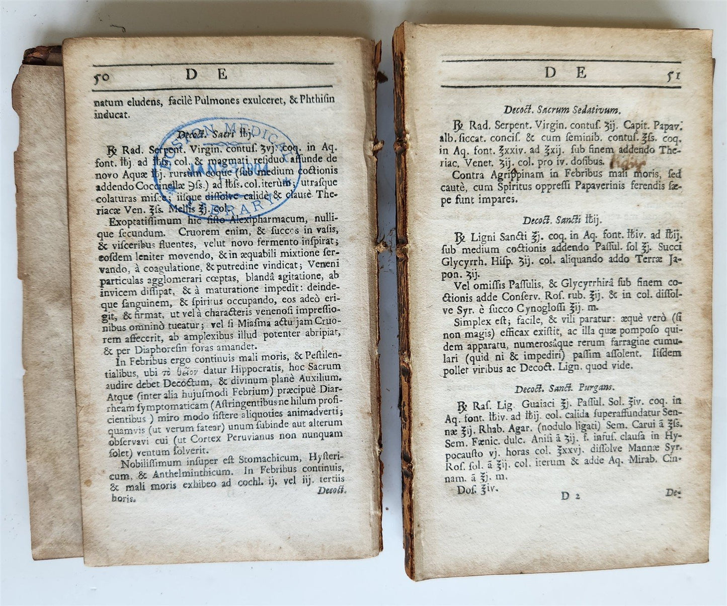 1714 Pharmacopoeia Extemporanea sive Praescriptorum Chilias antique