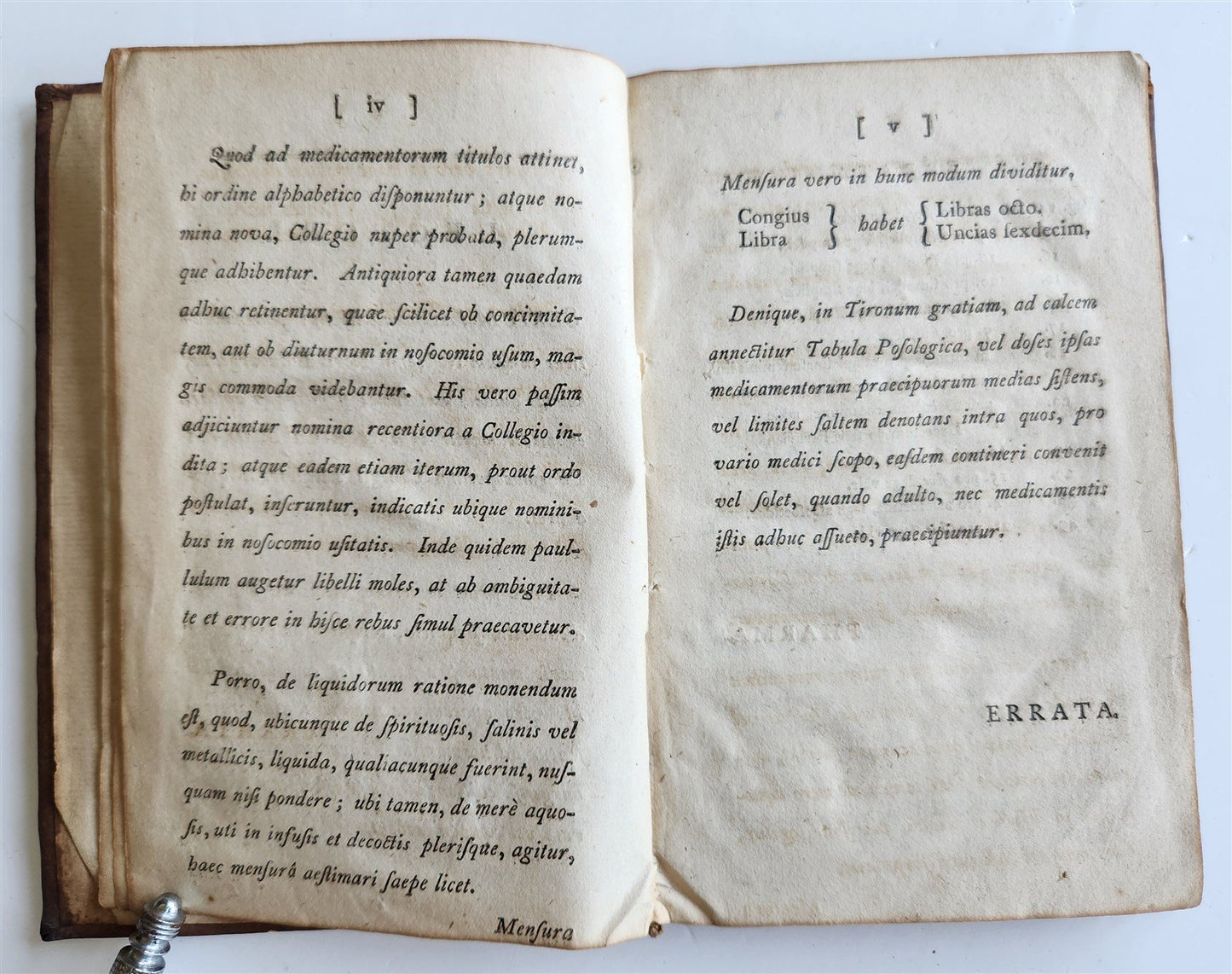 1795 Pharmacopoeia Nosocomii Regii Edinburgensis antique EDINBURGH