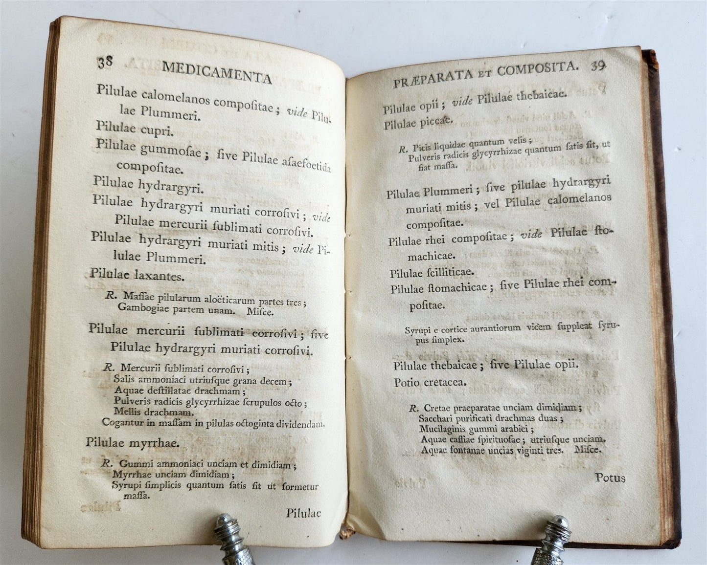1795 Pharmacopoeia Nosocomii Regii Edinburgensis antique EDINBURGH