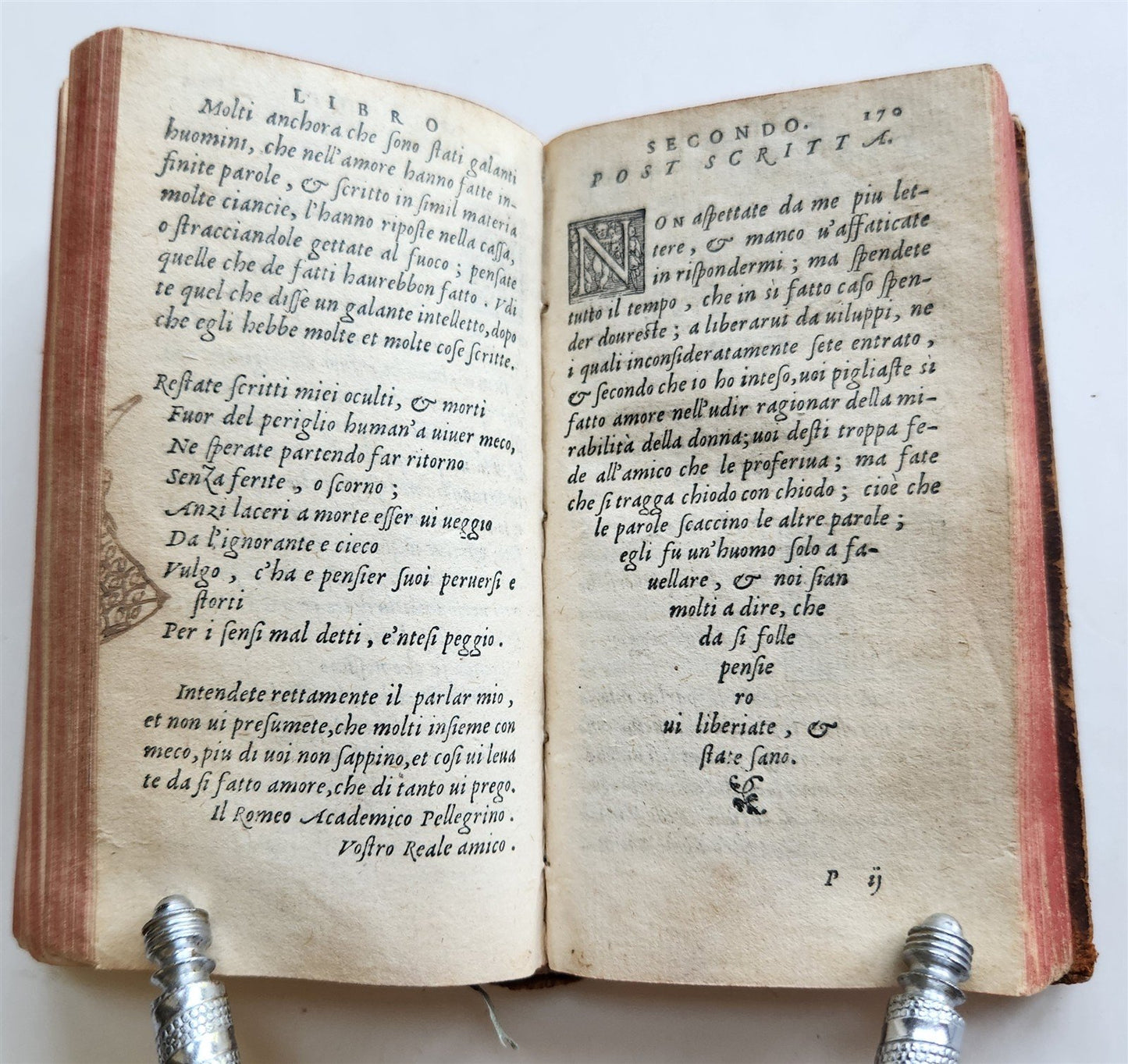 1558 SATIRE of LOVE TRE LIBRI di PISTOLOTTI AMOROSI DEL DONI antique in ITALIAN