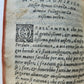 1558 SATIRE of LOVE TRE LIBRI di PISTOLOTTI AMOROSI DEL DONI antique in ITALIAN
