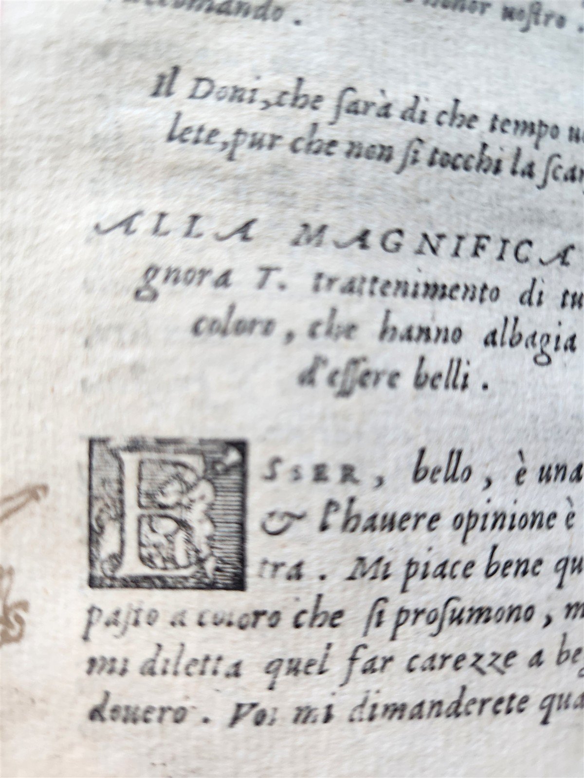 1558 SATIRE of LOVE TRE LIBRI di PISTOLOTTI AMOROSI DEL DONI antique in ITALIAN