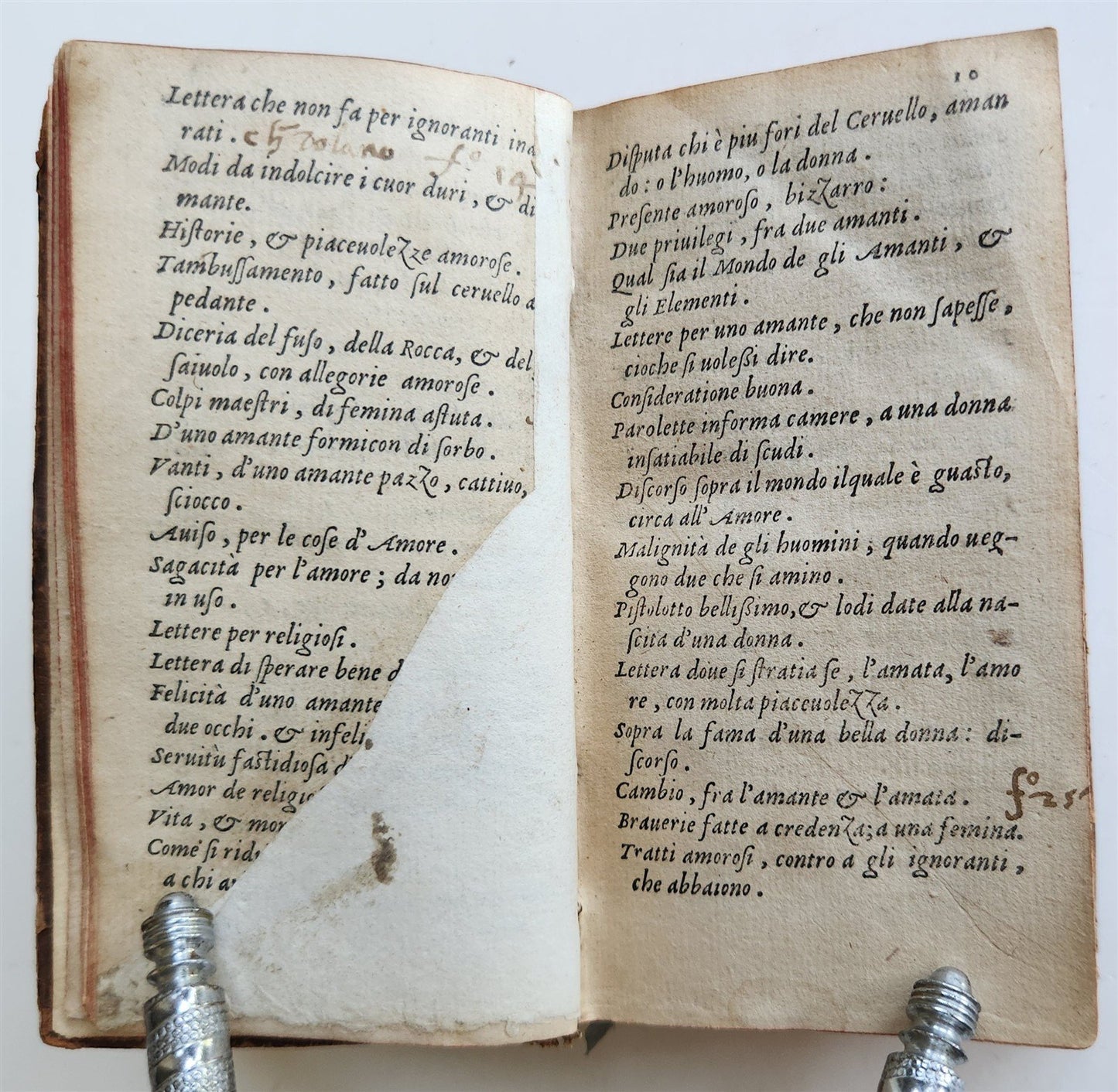 1558 SATIRE of LOVE TRE LIBRI di PISTOLOTTI AMOROSI DEL DONI antique in ITALIAN