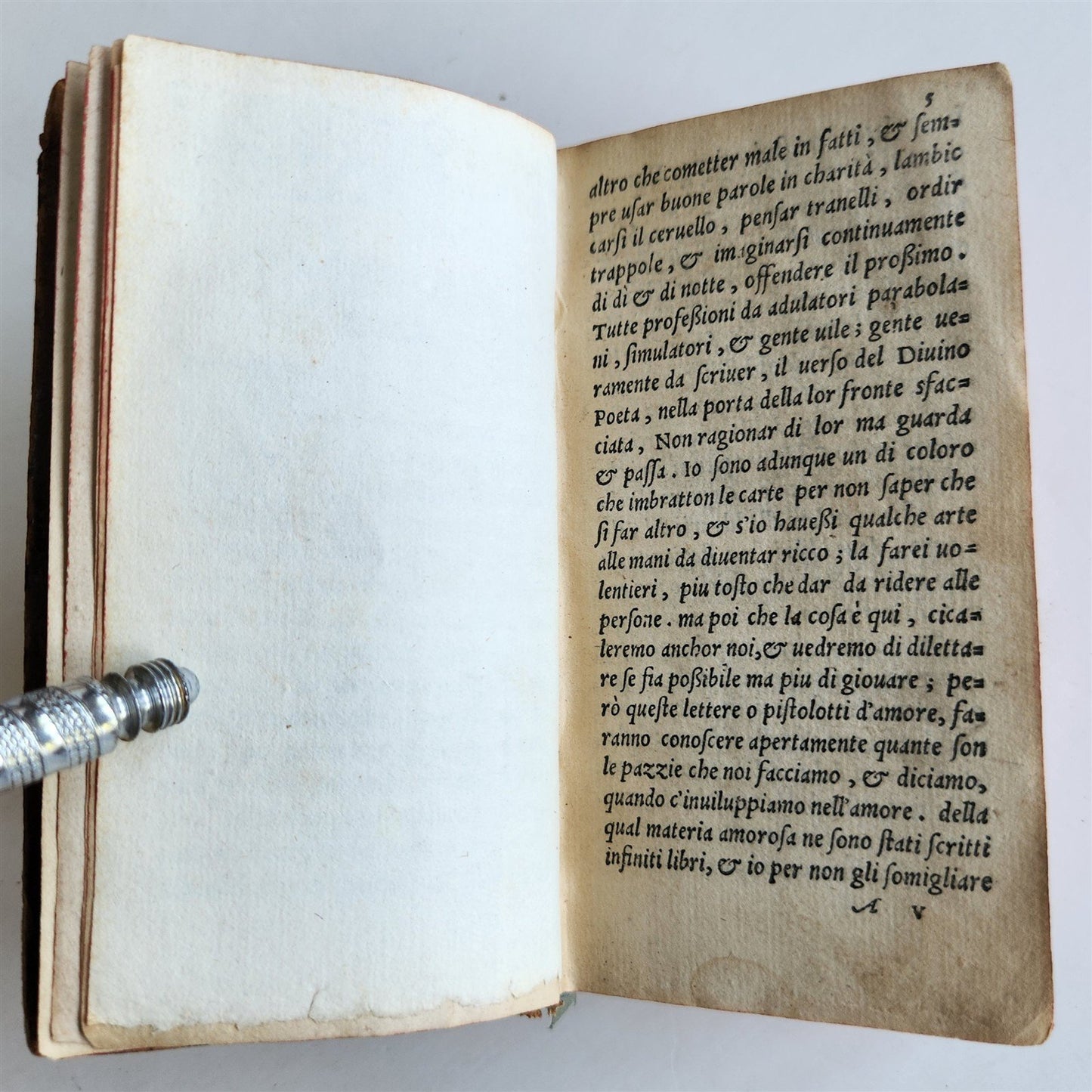 1558 SATIRE of LOVE TRE LIBRI di PISTOLOTTI AMOROSI DEL DONI antique in ITALIAN