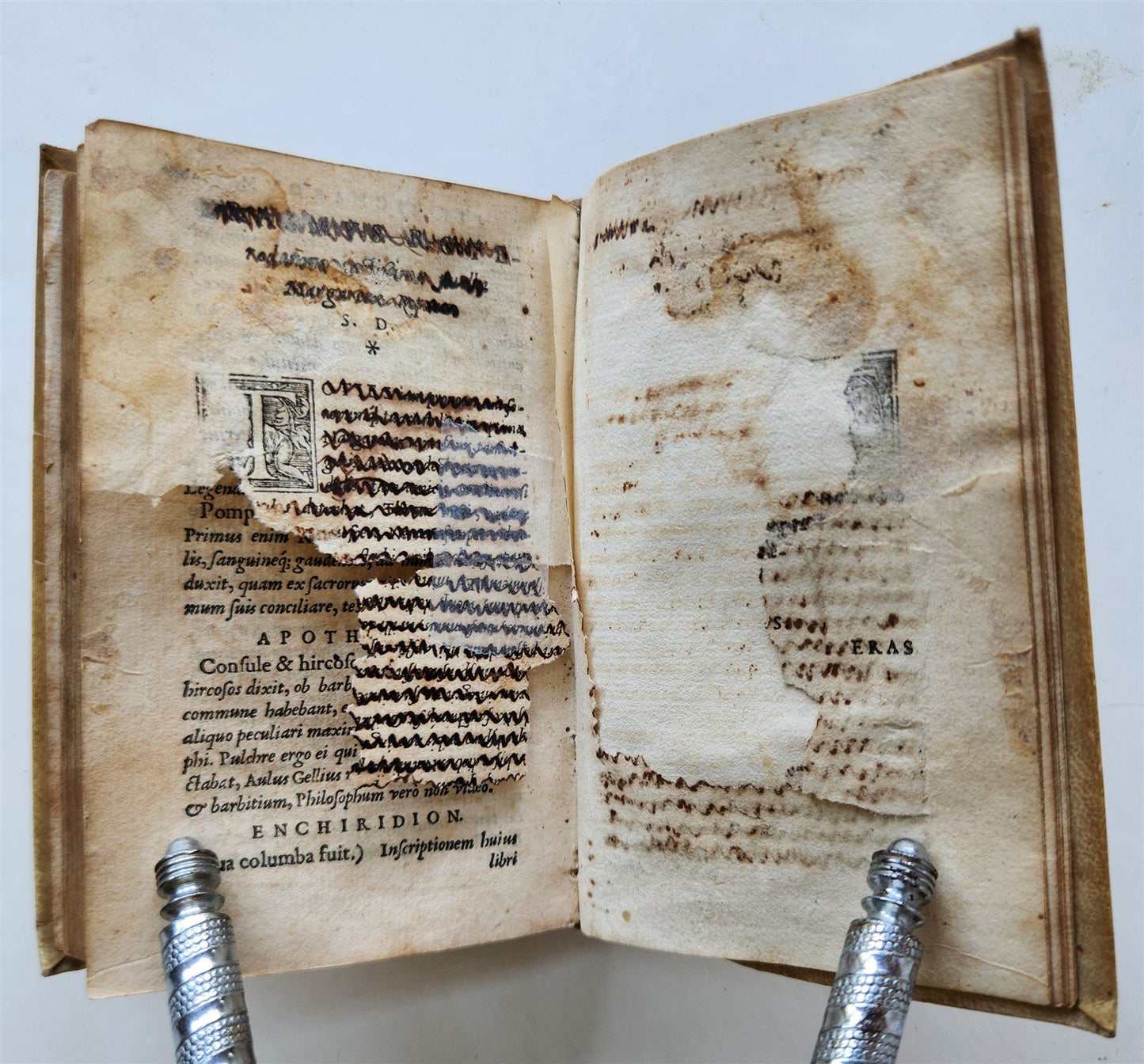 1553 POETRY by PRUDENTIUS antique 16th CENTURY vellum binding