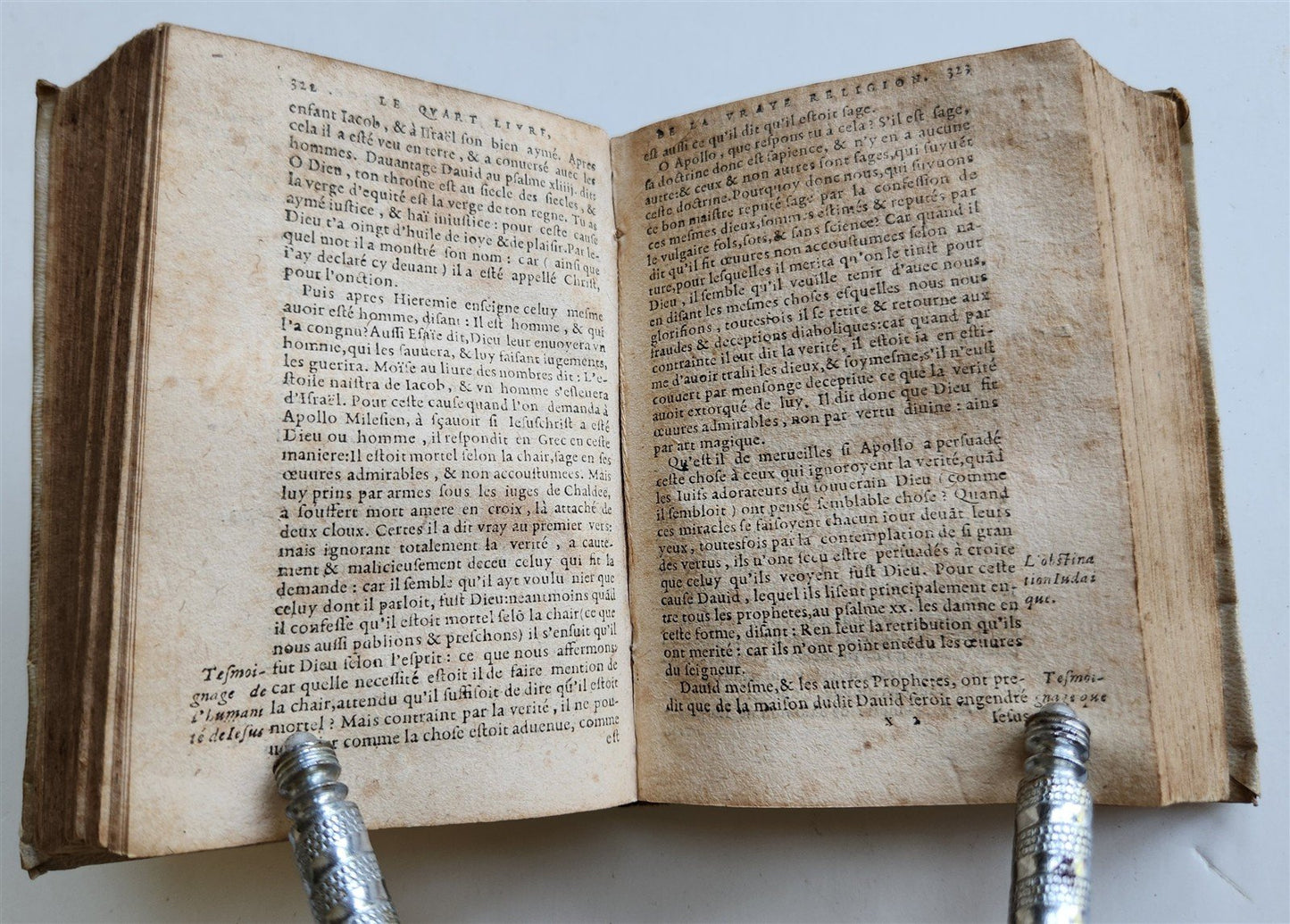 1587 LACTANTIUS Des divines institutions, contre les gentils & idolatres ANTIQUE