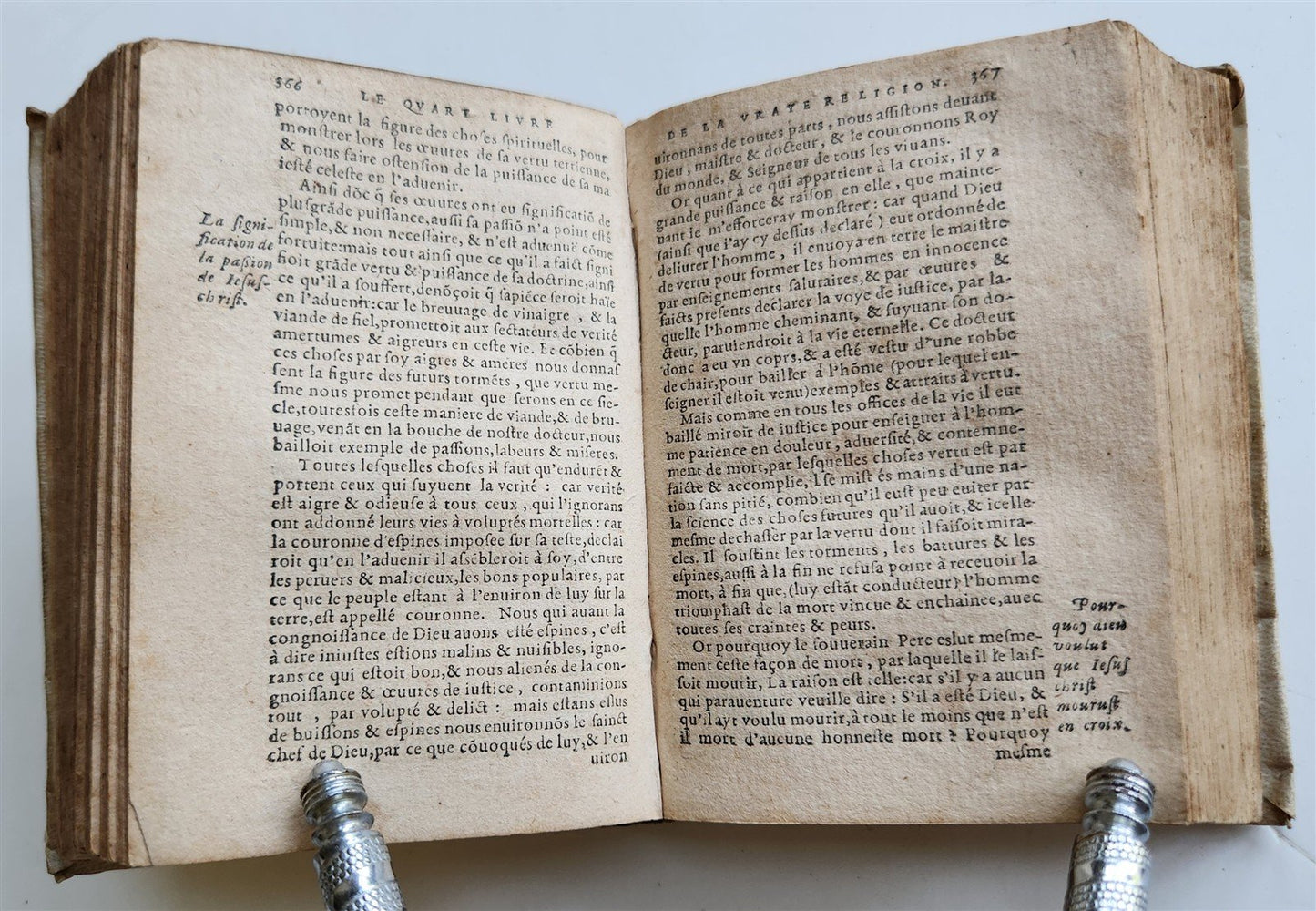 1587 LACTANTIUS Des divines institutions, contre les gentils & idolatres ANTIQUE