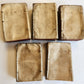 1565 PLINIUS encyclopaedia of natural history 5 VELLUM BOUND VOLUMES 16c ANTIQUE