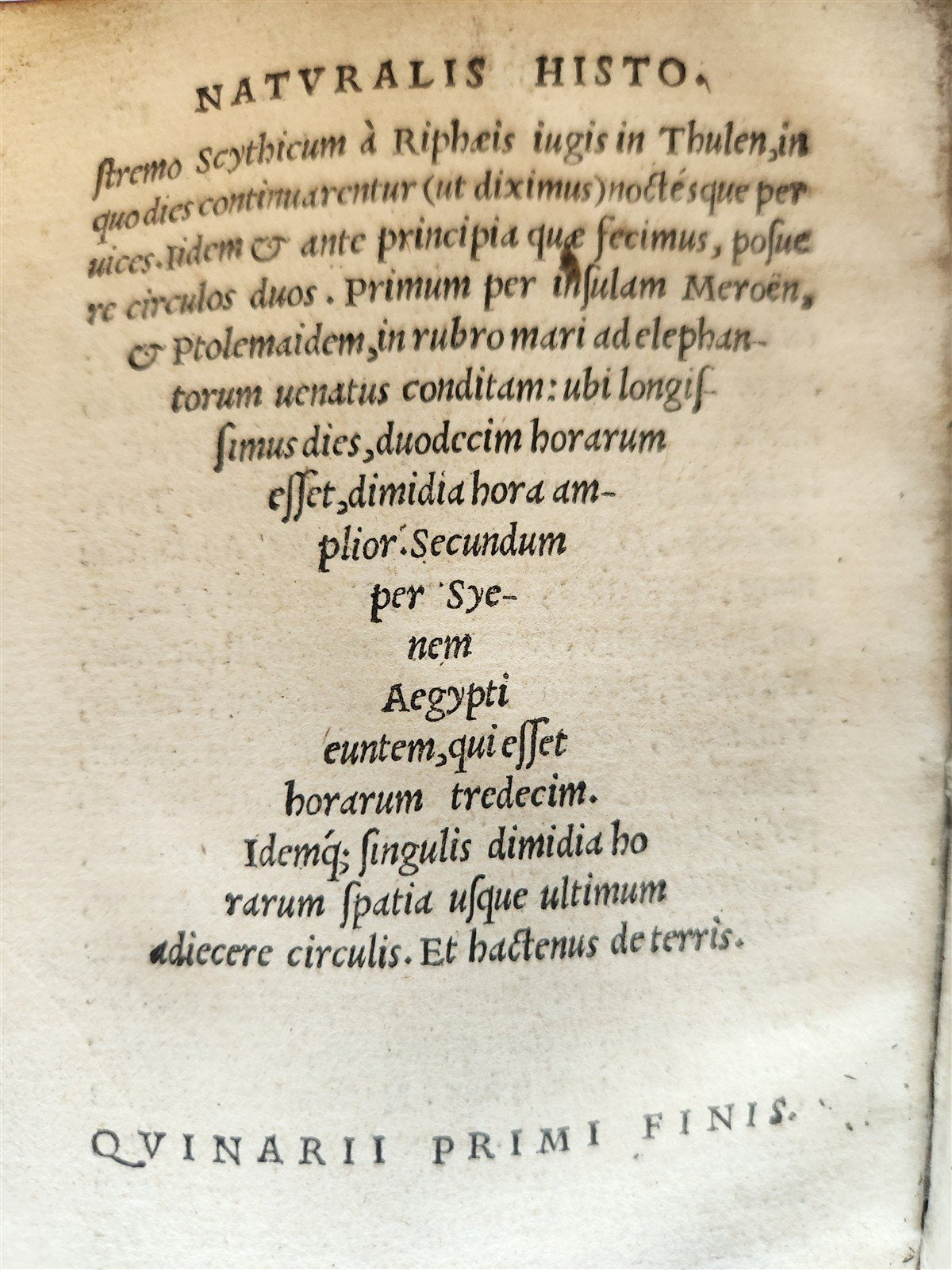 1565 PLINIUS encyclopaedia of natural history 5 VELLUM BOUND VOLUMES 16c ANTIQUE
