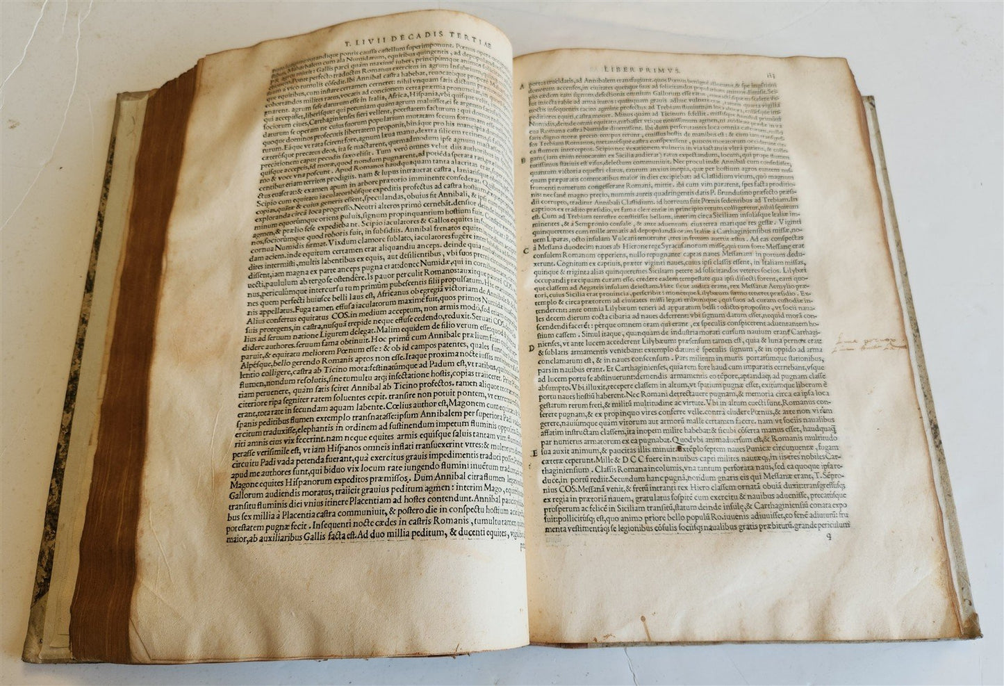 1542 ROMAN HISTORY by TITUS LIVIUS antique 16th CENTURY FOLIO