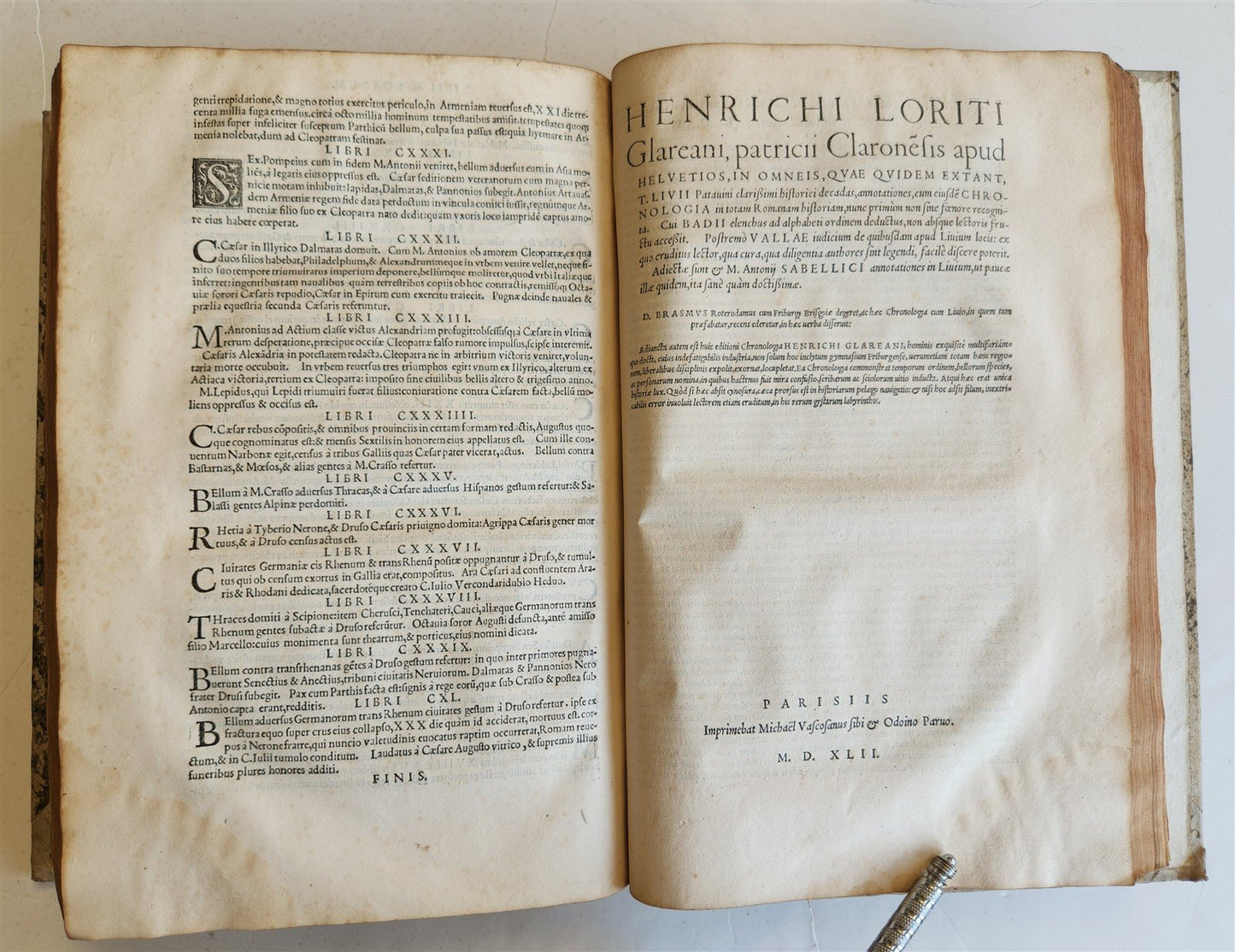 1542 ROMAN HISTORY by TITUS LIVIUS antique 16th CENTURY FOLIO